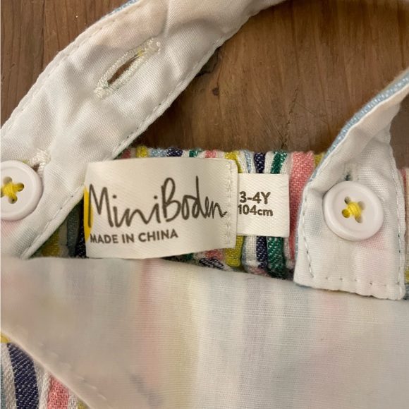 Mini Boden Spring Overalls Age 3-4 - Picture 4 of 4